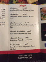 Capitol Baumholder menu