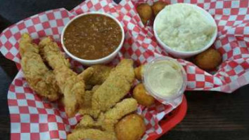 Casey's Cajun Fried Catfish Plus food