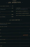 Le Marélie menu