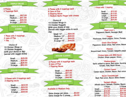 Hanover Pizza House menu