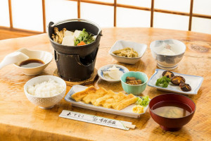 Aoni Onsen food