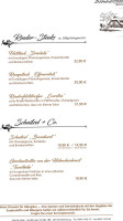 Bummersteder Krug menu