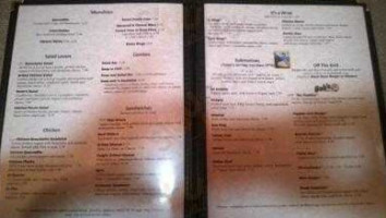 Captain Nemos menu