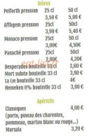 L’ambroisie menu