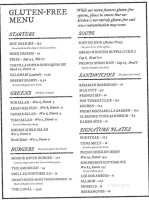 Moon And Raven Public House menu