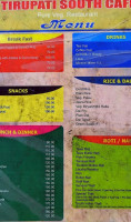 Tirupati South menu