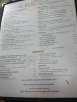 The Village Cafe menu