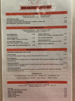 West Side Diner menu