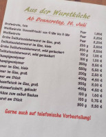 Schelter menu