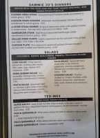 Sammie Jo's menu