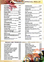 Ichiban Japanese Steak House  menu