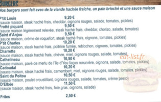 Au Ptit Louis menu