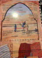 Aux Delices du Maroc menu