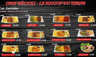 La Maison Du Kebab menu