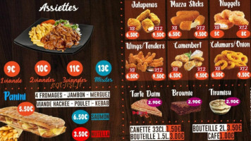 Le Jean Bart menu