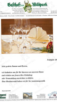 Gasthof zum Wildpark menu