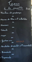 Le Spot menu