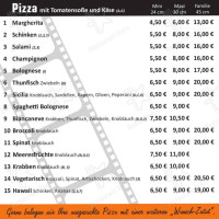 Pizzeria Hollywood Snack menu