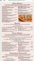 Salvatore's Italian Grill menu