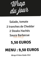 Surf Burger menu