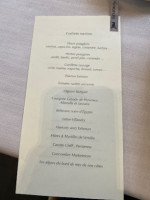 Couillon La Marine menu