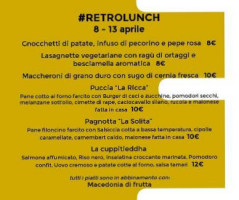 Retrobottega menu