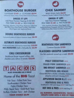 Boat House Bbq menu