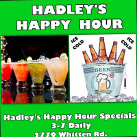 Hadley's Pub food