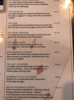 All Inn Pub Grub menu