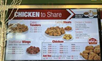 Krispy Krunchy Chicken menu