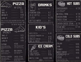 Red Rooster Pizzaria menu