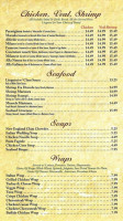 Scooter's Restaurant Bar menu