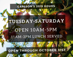 Carlson's Orchard Bakery And food