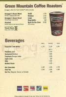 Bruegger's Bagel Bakery menu