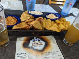 Gravity Smokehouse Brew Que food