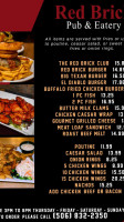 Red Brick Pub Eatery food