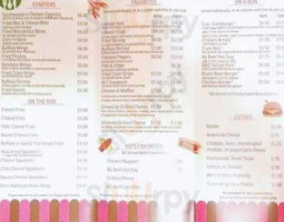 King Kone menu