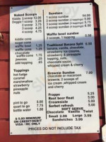 Bart's Deli menu