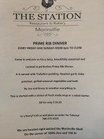 The Station menu