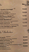 Bellissimo menu