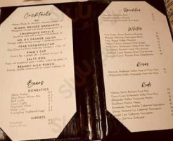 Mr. B's Bistro. menu