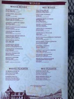 The Wine Bistro menu