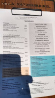 Villa Katzenbuckel menu