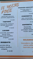 Hostaria La Diligenza menu