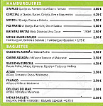 Pizza Napolitana menu