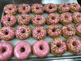 Tasty Cream Donuts food