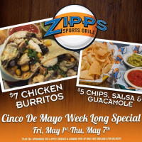 Zipps Sports Grill food