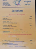 Gasthof Zur Post Thiersheim menu