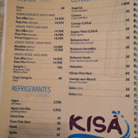 Kisa' Real Italian Food menu