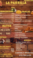 La Parrilla menu